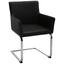 Židle S Područkami Vanessa - černá/barvy chromu, Moderní, kov/dřevo (62,5/87/56cm) - Modern Living Židle S Područkami Vanessa - černá/barvy chromu, Moderní, kov/dřevo (62,5/87/56cm) - Modern Living
