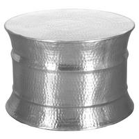 Couchtisch Orientalisch Karam, Silberfarben - Silberfarben, LIFESTYLE, Metall (62/62/41cm) - MID.YOU