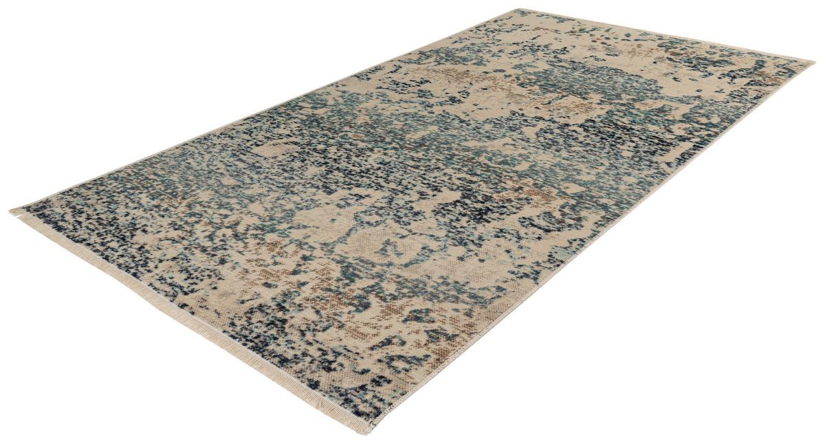 Vintage-Teppich Charu 300 - Blau, KONVENTIONELL, Textil (80/150cm)