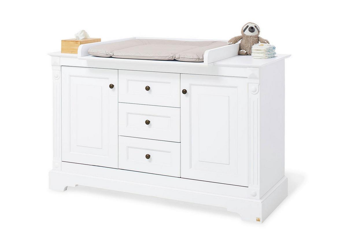 Babyzimmer 103467xw Emilia - Weiß, Trend, Holzwerkstoff - Pinolino