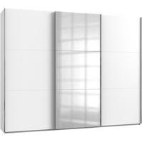 Schwebetürenschrank 300cm Level, Weiß - Weiß, MODERN, Holzwerkstoff (300/236/65cm) - MID.YOU