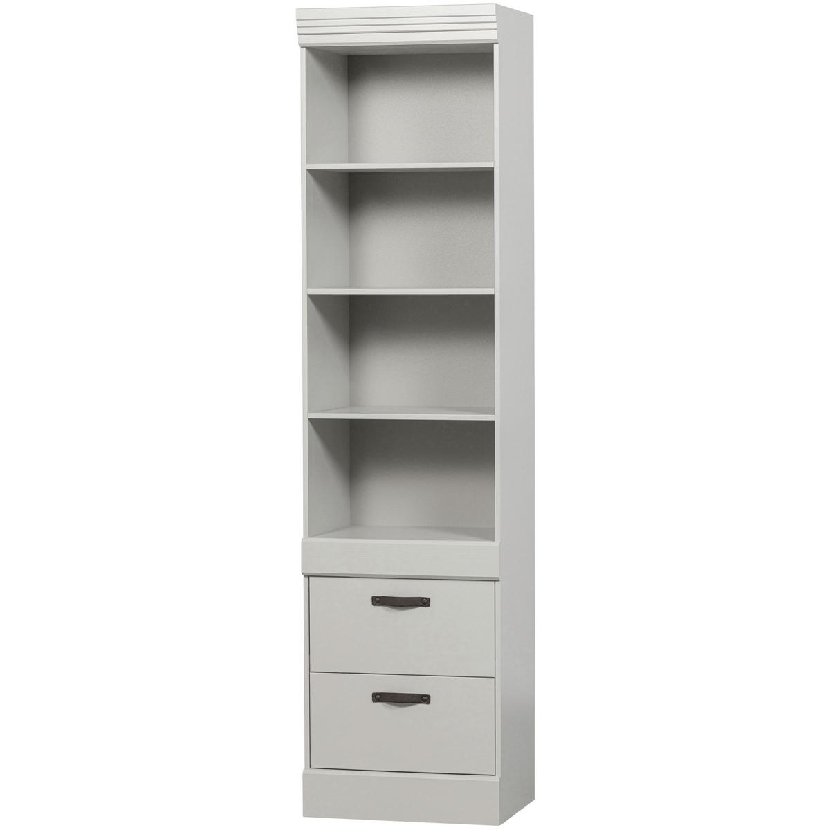 Mehrzweckschrank Bold Weiß B: 54 Cm - Weiß, Design, Holz (54/215/43cm) - Livetastic