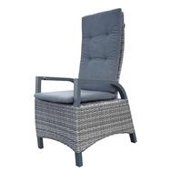 Gartensessel Rana Aluminium Rana - Anthrazit/Grau, Basics, Kunststoff/Textil (67/112/60cm) - Gardenson