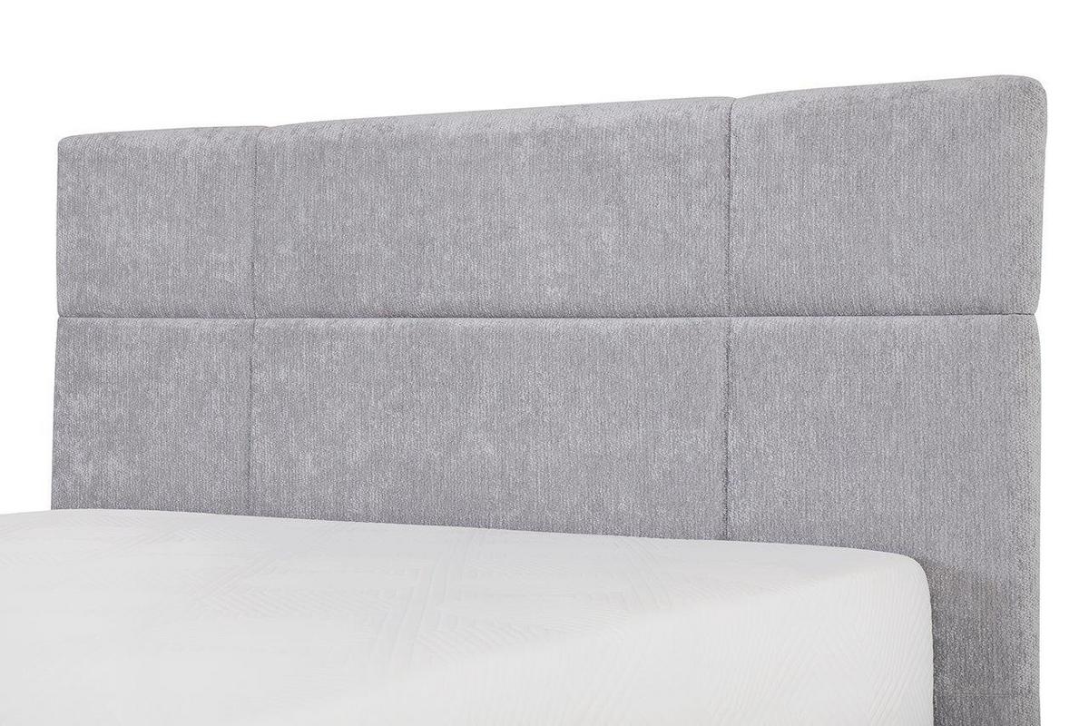 Kárpitozott Ágy Ascari - szürke, Konventionell, faalapú anyag/fa (140/200cm)