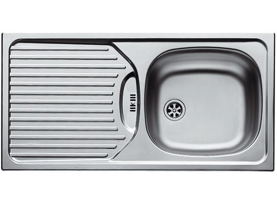 Spüle 100230 - Edelstahlfarben, Design, Metall (86/43,5cm) - HKT Spüle 100230 - Edelstahlfarben, Design, Metall (86/43,5cm) - HKT