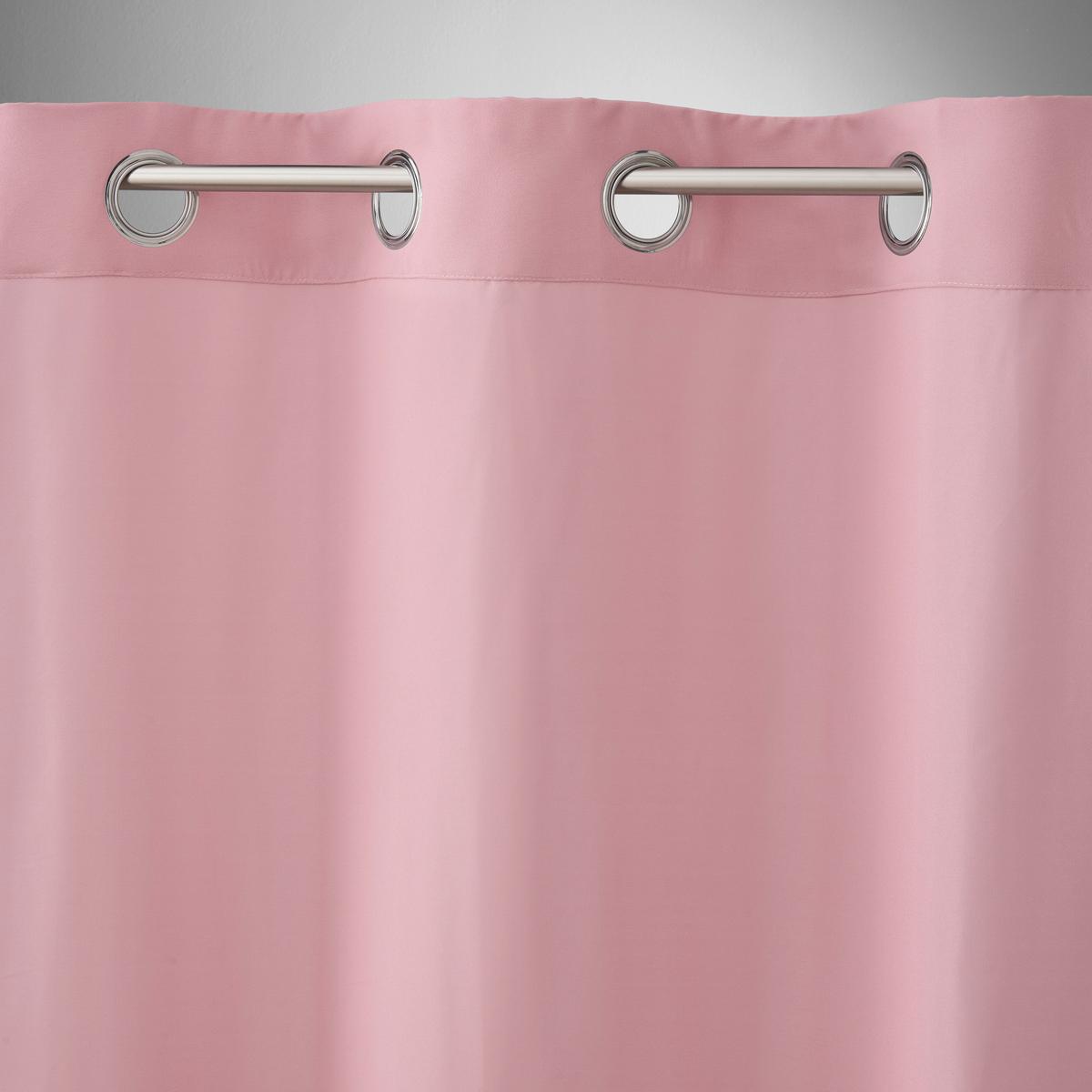 ZÁVĚS S OČKY ABBY -JUB- - růžová, Konvenční, textil (140/235cm) - Modern Living