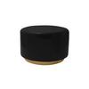 Beistelltisch Deco Schwarz, Goldfarben L: 51,5cm - Goldfarben/Schwarz, Design, Metall (51,5/43/51,5cm) - Kayoom
