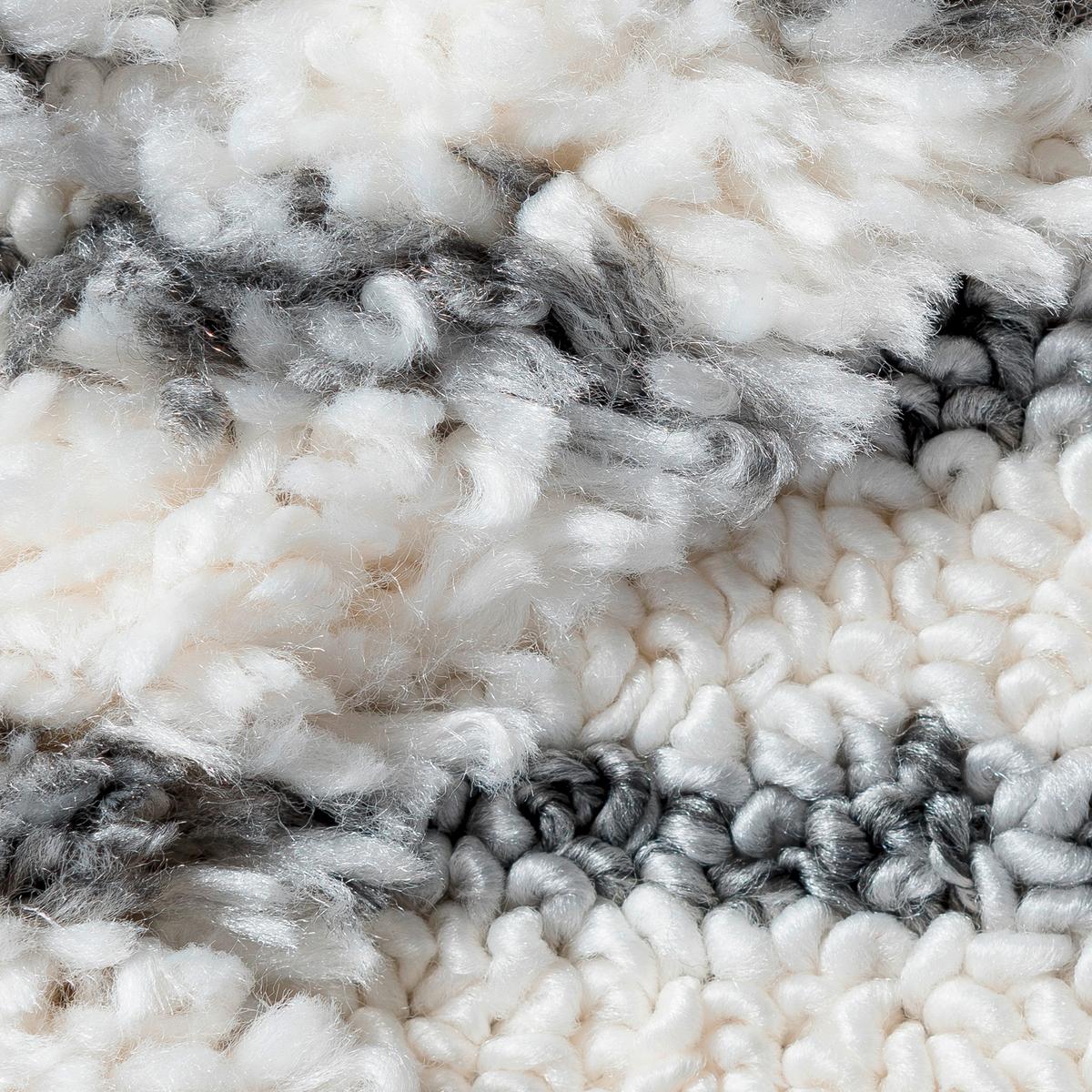 Webteppich Grau/Beige Bahama 80x150 cm - Beige/Grau, KONVENTIONELL, Textil (80/150cm)