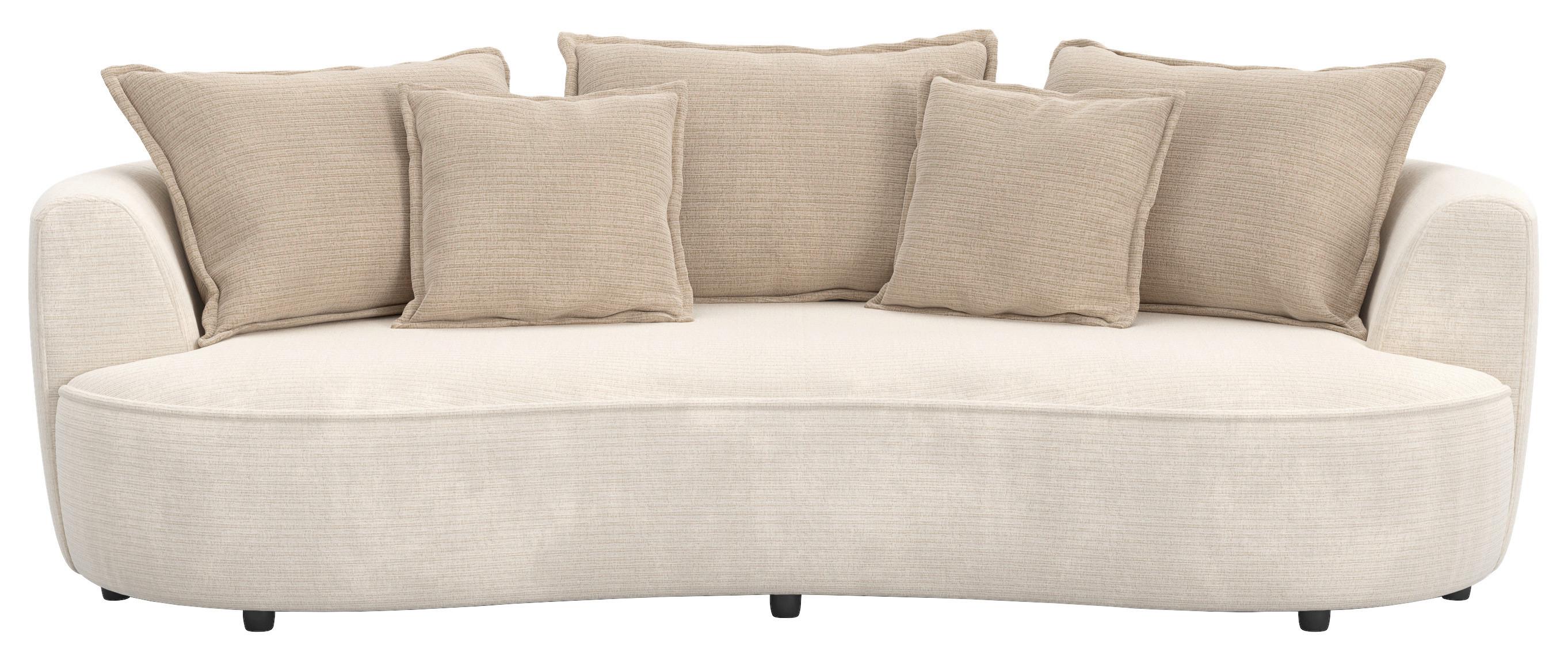 Mega Kanapé Levi - bézs, Lifestyle, textil (229/66/115cm)