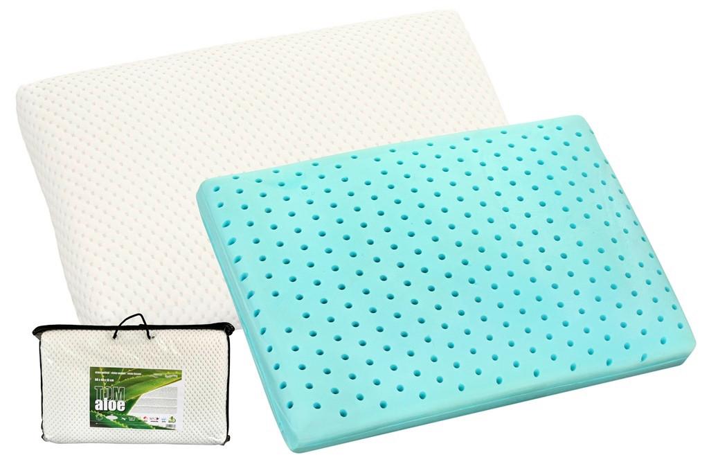 VANKÚŠ Tom Visco Aloe, 60/40/13 cm - biela, Basics, textil (60/40/13cm)