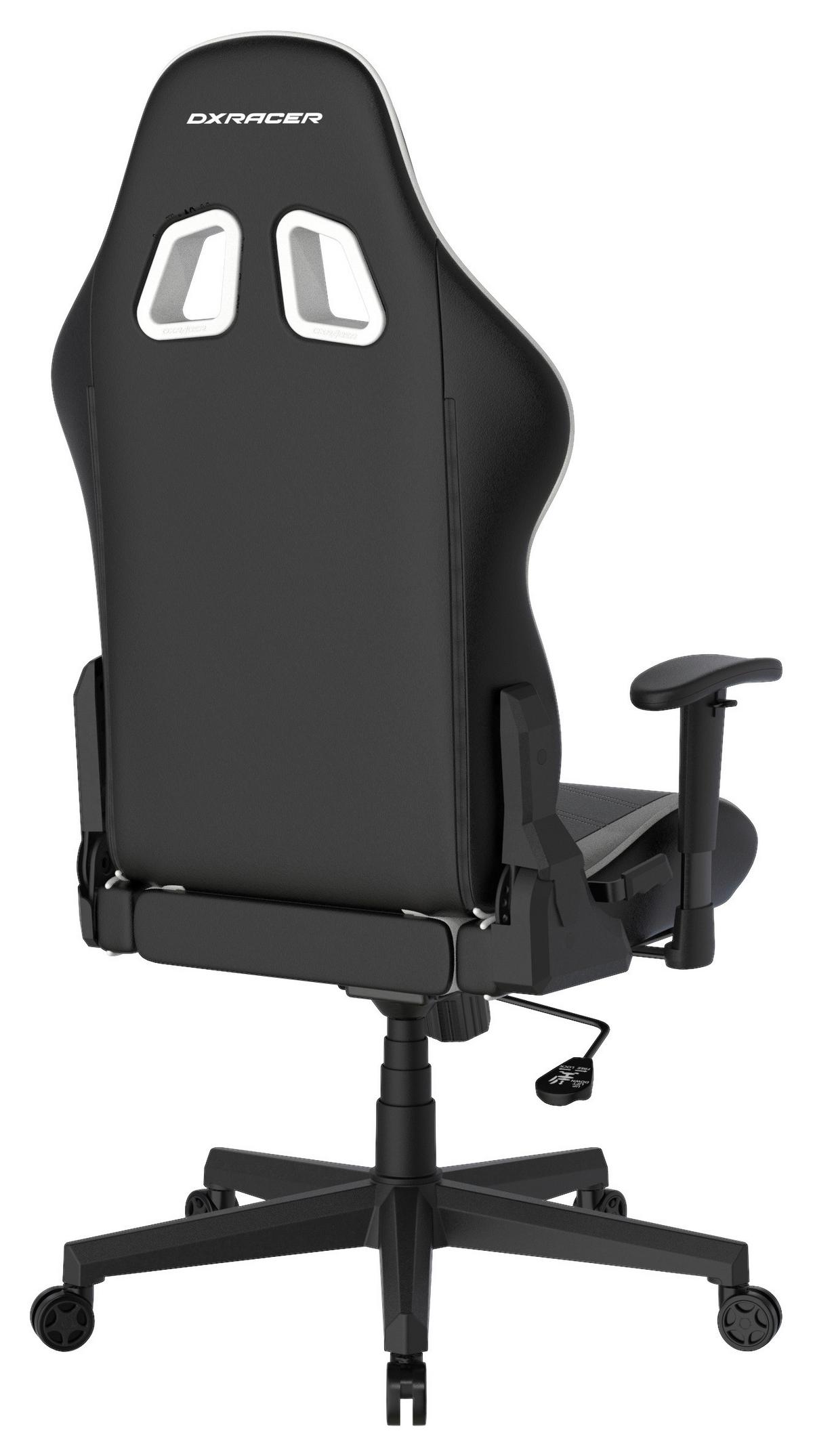 Gamingstuhl DX Racer Prince L - Schwarz/Weiß, MODERN, Kunststoff/Textil (67/126/67cm) - Dxracer