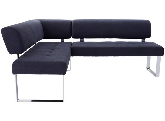 Eckbank Cres - Chromfarben/Grau, MODERN, Holz/Textil (177/216cm) Eckbank Cres - Chromfarben/Grau, MODERN, Holz/Textil (177/216cm)
