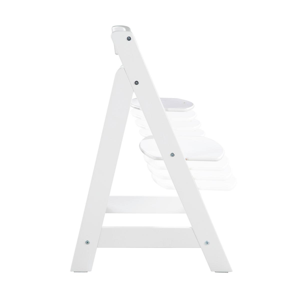 Treppenhochstuhl 'Sit Up Flex' weiß - Weiß, MODERN, Holzwerkstoff (44,5/80/54cm) - Roba