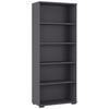 Aktenregal GW-Profi Graphitfarben B: 80 cm - Schwarz/Graphitfarben, KONVENTIONELL, Holzwerkstoff (80/200/40cm) - Germania