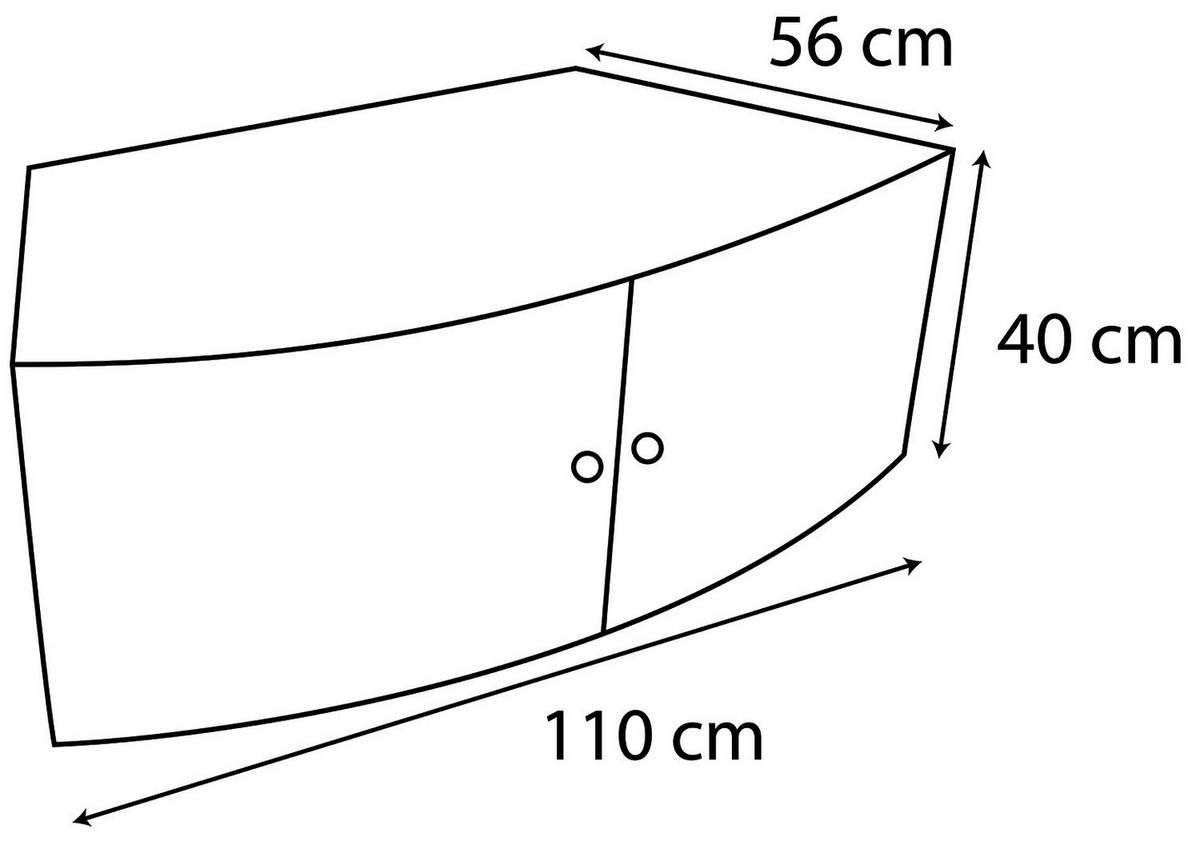 Whirlpool Netspa Octopus Ø 290 Cm Mit Umrandung+5 Möbel - Schwarz, Basics, Leder/Kunststoff (290/73cm)