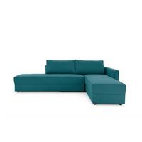 Ecksofa Looks Iii - Petrol/Schwarz, Design, Textil (229/287cm) - LOOKS by W.Joop