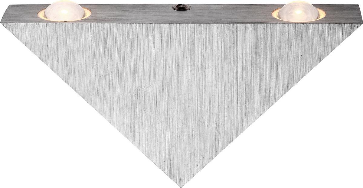 Led-wandleuchte Gordon 3-Flammig Dreieckige Form - Design, Kunststoff/Metall (16,5/3/9cm) - Globo