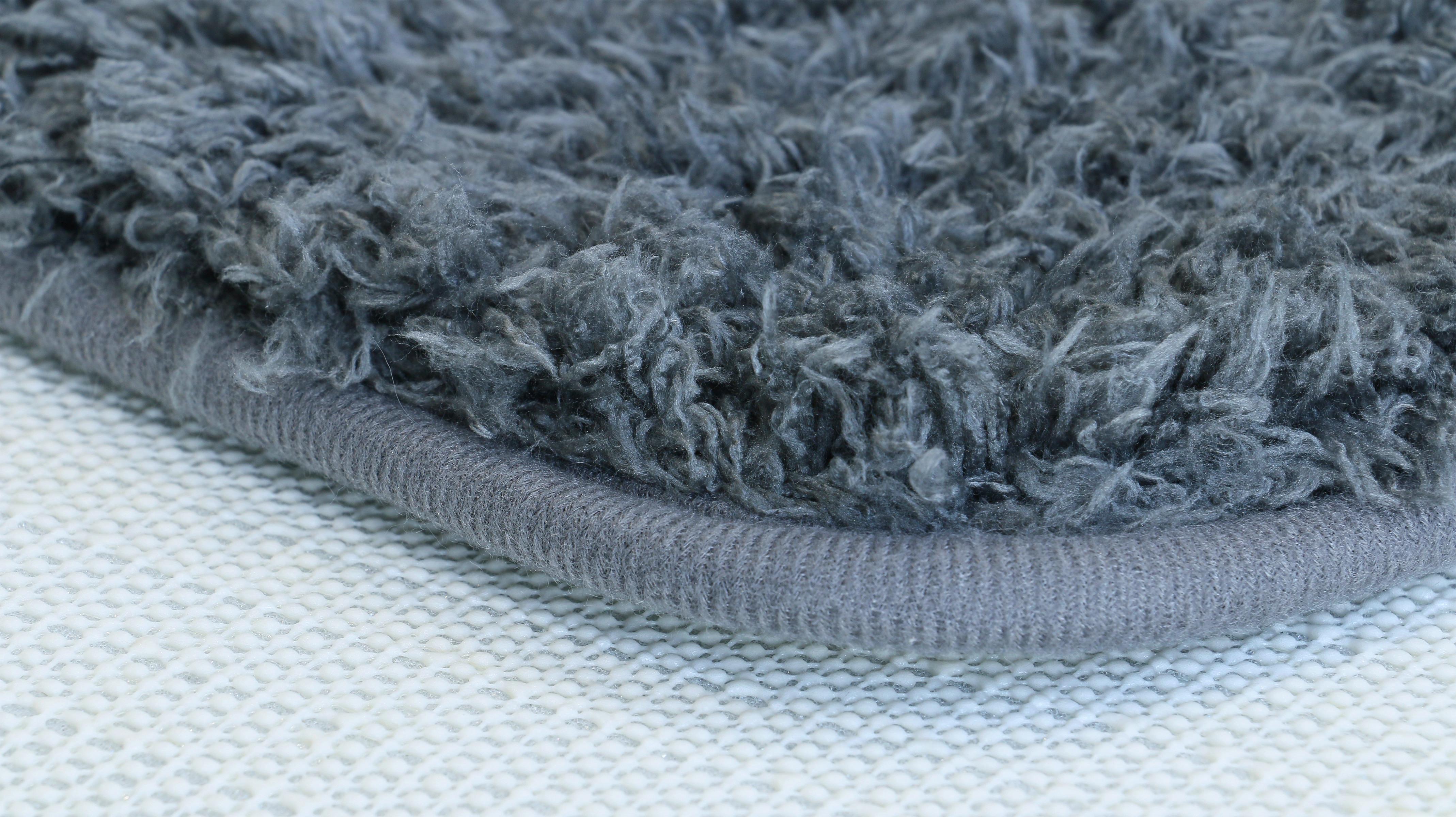 Badematte Theresa 50x80 Cm Anthrazit, Rutschhemmend - Anthrazit, MODERN, Textil (50/80cm) - Luca Bessoni