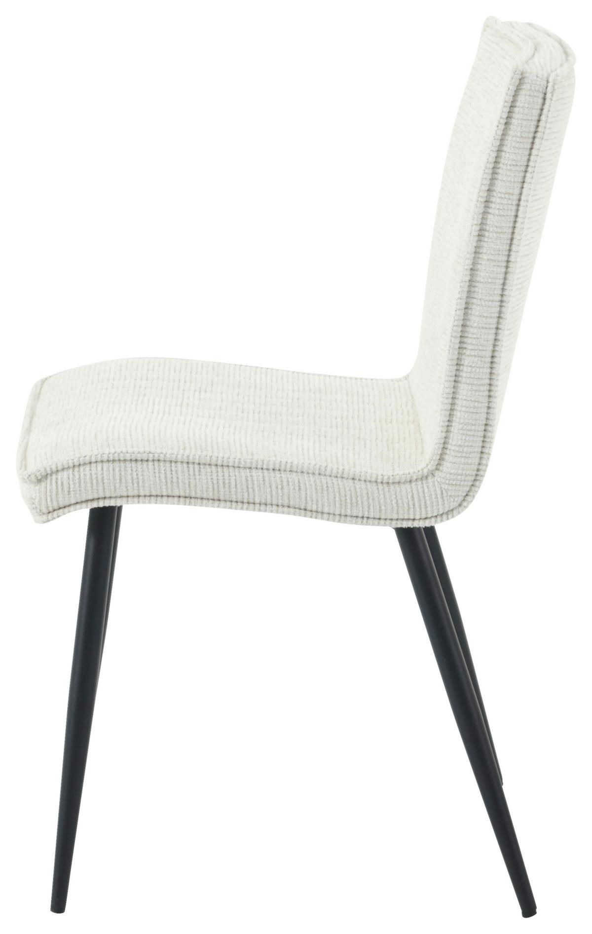 Stuhl Benno - Beige/Schwarz, LIFESTYLE, Holz/Textil (43/85/57cm) - Livetastic