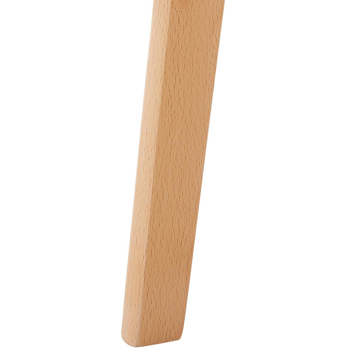 Dětský stůl Tibby - bílá/barvy buku, Moderní, dřevo (60/47cm) - Modern Living