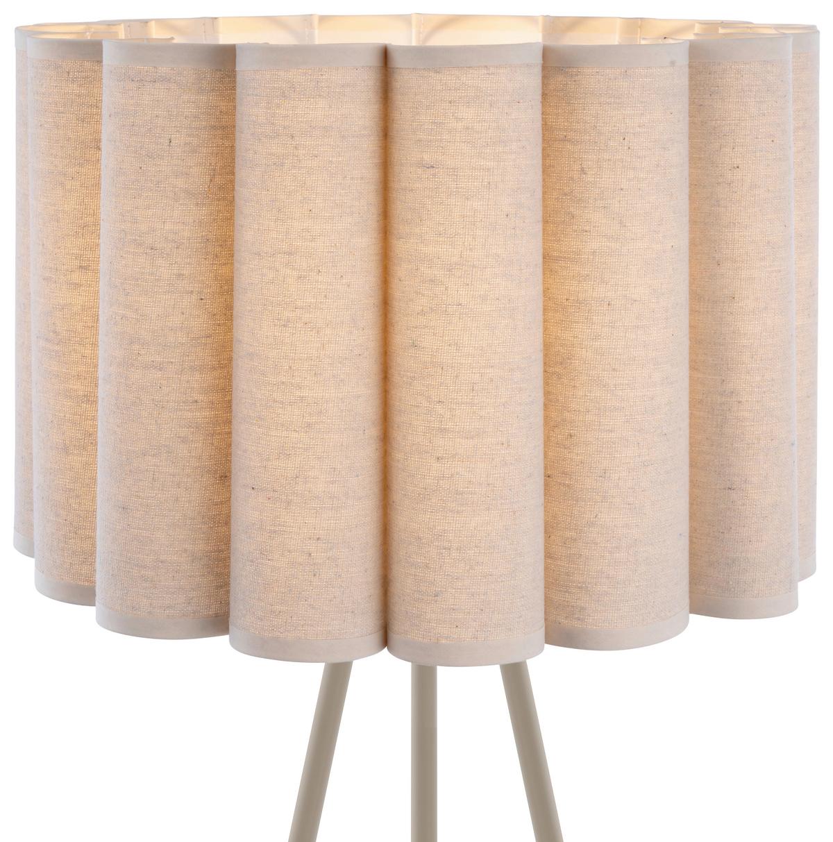 STOJACIA LAMPA SEJLA - béžová, Modern, kov/textil (50/50/150cm) - Mömax