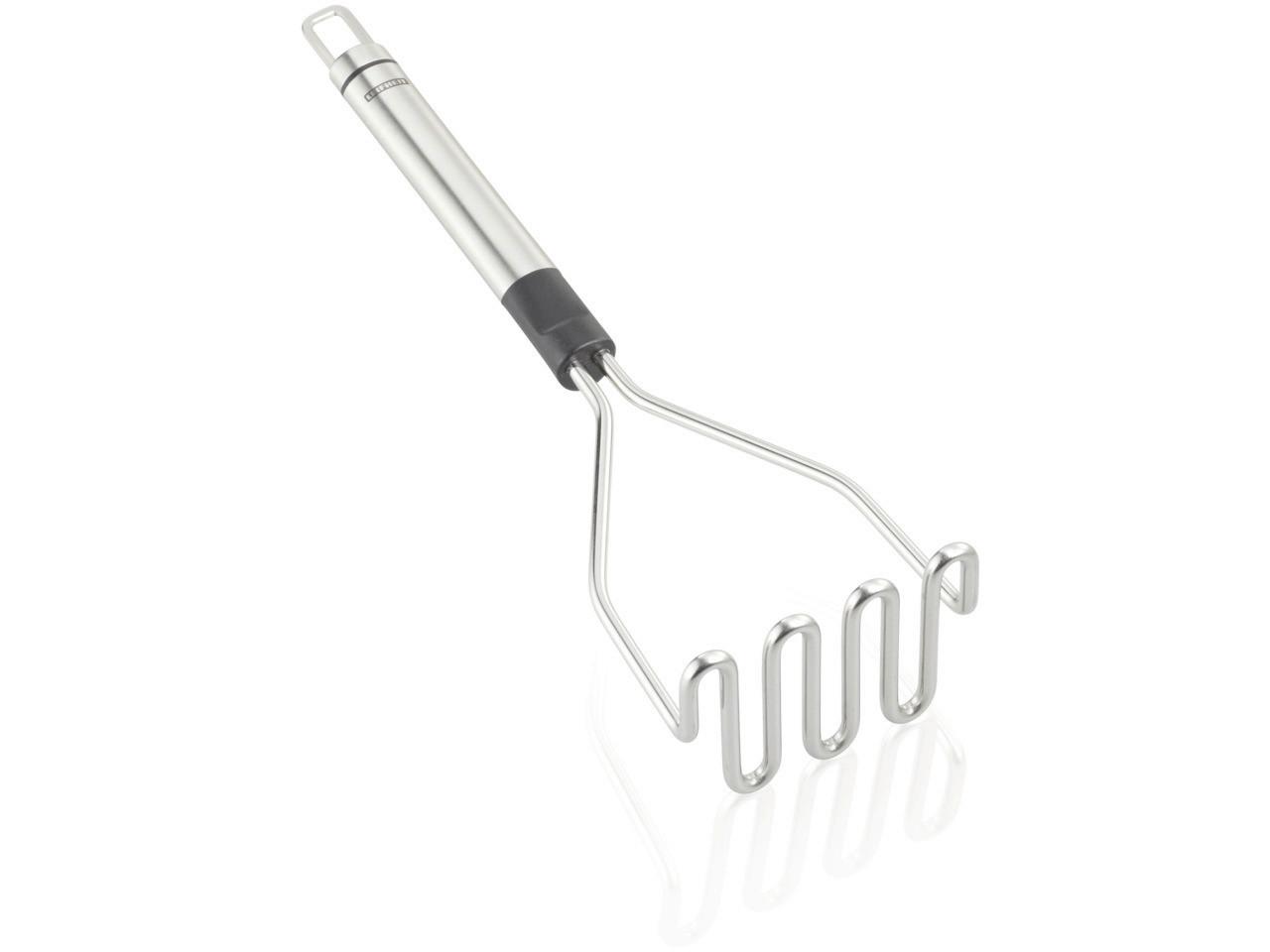 Kartoffelstampfer Camilla - Edelstahlfarben/Schwarz, KONVENTIONELL, Kunststoff/Metall (28,5/8,5/6cm) - Leifheit