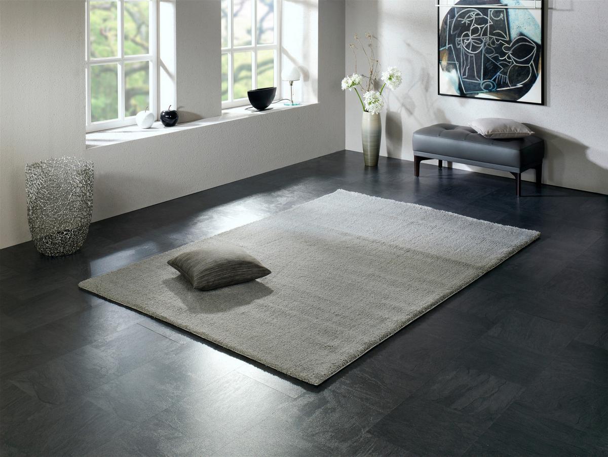 Webteppich Grau Sunshine 140x200 cm - Grau, Basics, Textil (140/200cm) - Novel
