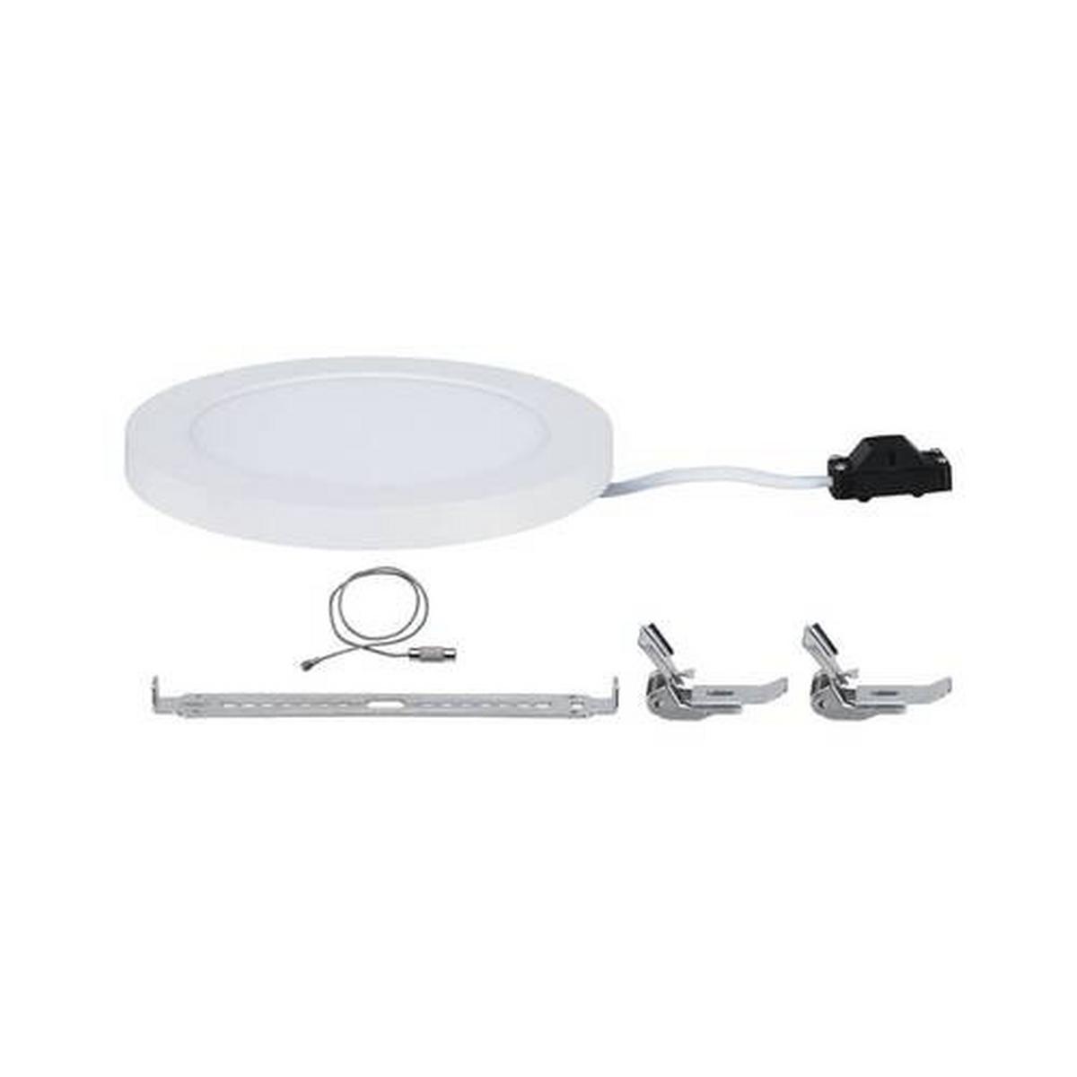 LED-Deckenleuchte Ø 16,5 cm Weiß Rund - Weiß, Basics, Kunststoff (16,5cm) - Paulmann