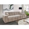 Viersitzer-Sofa Bosco, Beige B: 300 cm - Beige/Schwarz, MODERN, Textil (300/87/120cm) - Livetastic