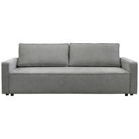 ROZKLÁDACÍ POHOVKA NICOLE - šedá, Moderní, textil/plast (232/90/100cm)