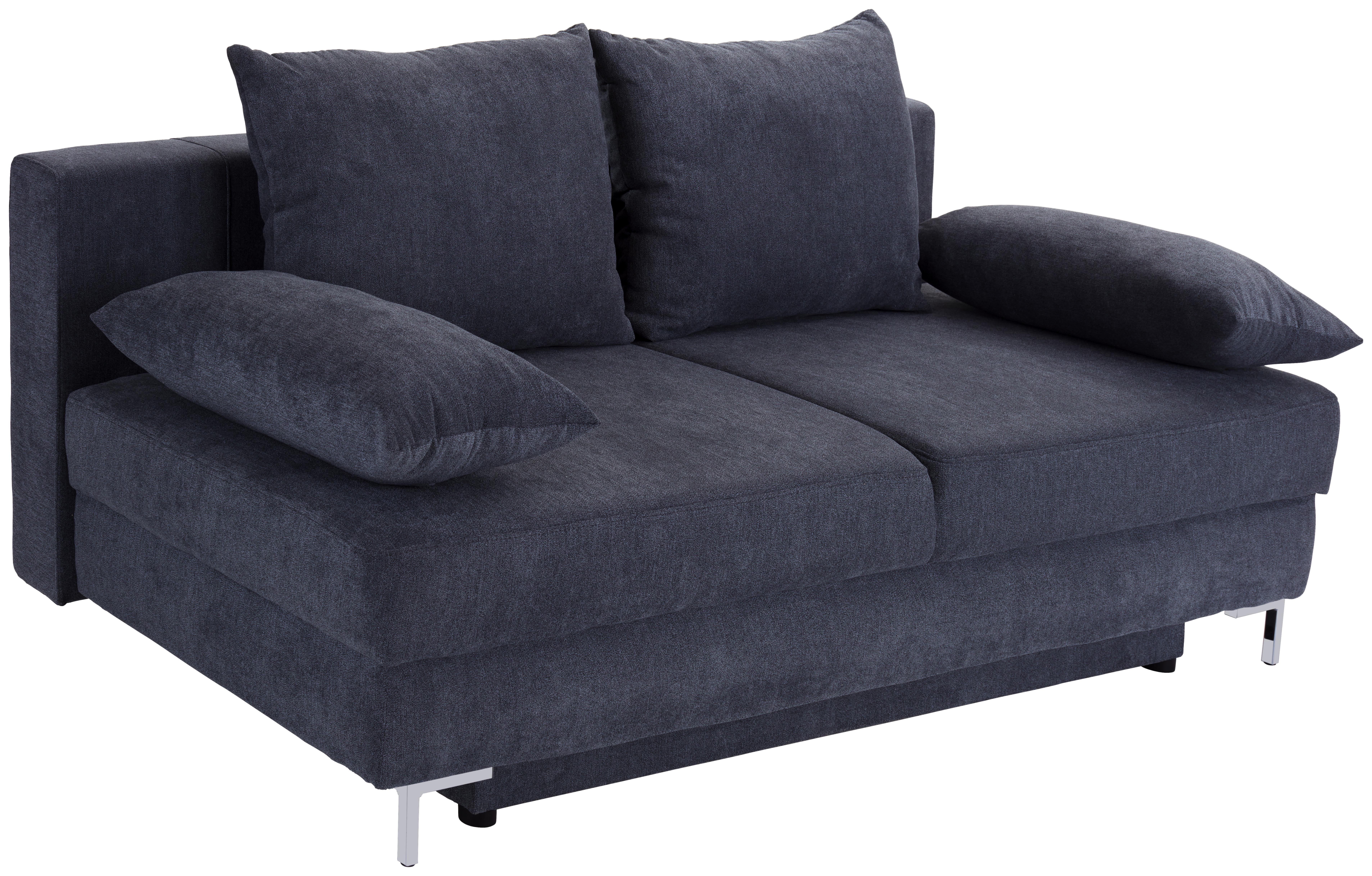 Schlafsofa Mix It B: 200 cm - Chromfarben/Grau, MODERN, Textil (200/92/96cm) - Luca Bessoni