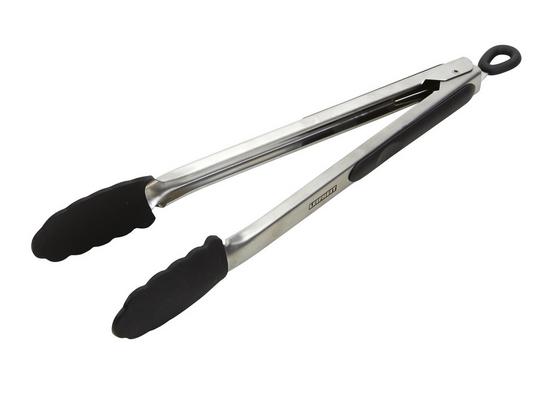 Küchenzange Leifheit - Edelstahlfarben/Schwarz, KONVENTIONELL, Kunststoff/Metall (36/4/4cm) - Leifheit Küchenzange Leifheit - Edelstahlfarben/Schwarz, KONVENTIONELL, Kunststoff/Metall (36/4/4cm) - Leifheit