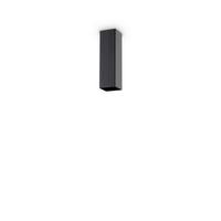 LED-Deckenleuchte Sky L: 6 cm 1-Flammig quadratisch - Schwarz, KONVENTIONELL, Metall (6/20/6cm) - Ideal Lux