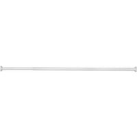 Duschvorhangstange Renate Weiß ausziehbar L: 125-220 cm - Weiß, Metall (125-220cmcm)