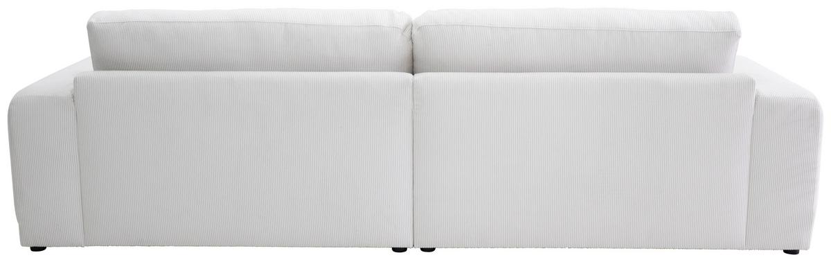 Bigsofa Savona Cord Creme, 260x111cm - Creme, Trend, Textil (260/77/111cm) - Luca Bessoni