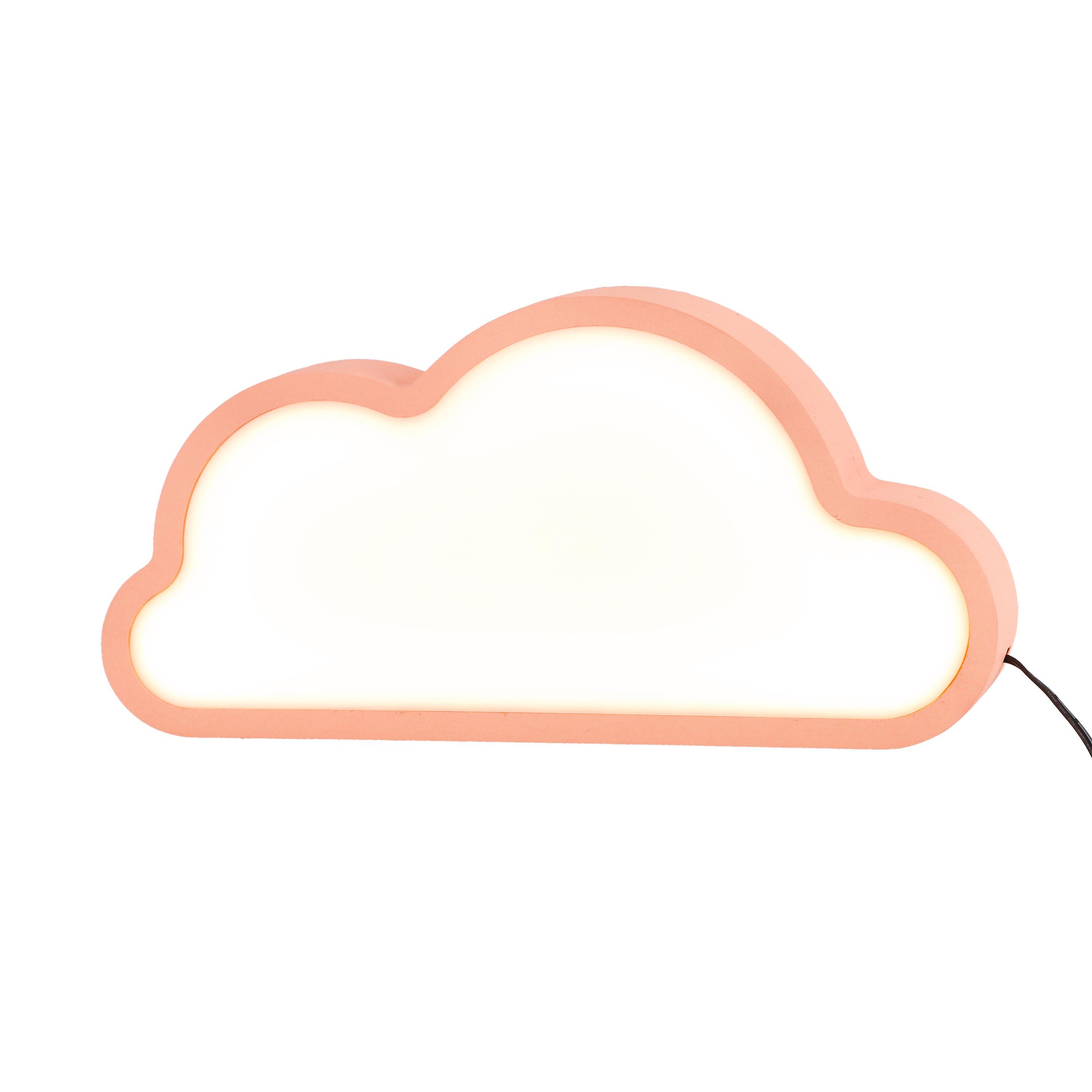 Kindertischleuchte 41-11664 Cloud - Pink, Basics, Holzwerkstoff/Kunststoff (31/3.5/15cm)