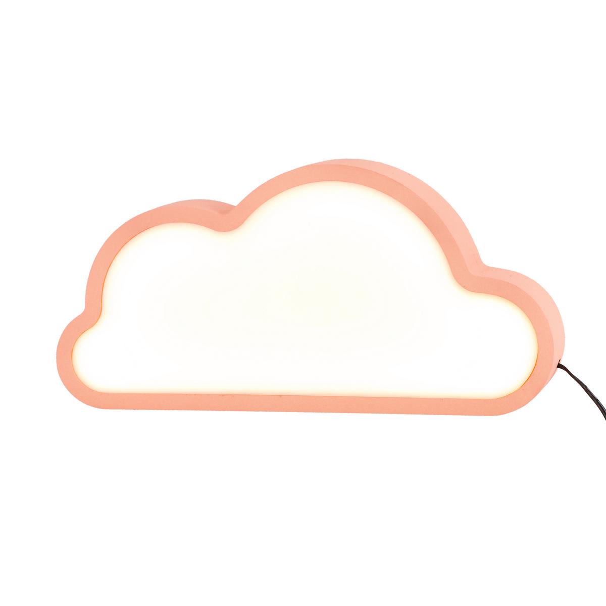 Kindertischleuchte 41-11664 Cloud - Pink, Basics, Holzwerkstoff/Kunststoff (31/3.5/15cm)