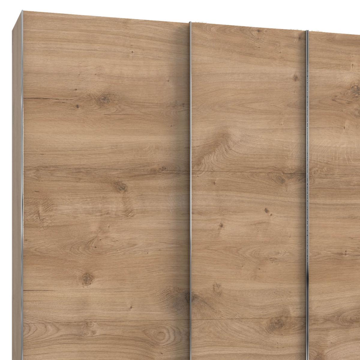 Schwebetürenschrank 350cm Level 36a, Eiche Dekor - Eichefarben, Basics, Holzwerkstoff (350/216/65cm) - MID.YOU