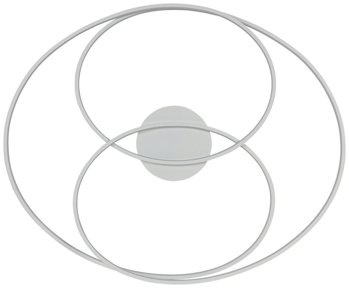 LED-Deckenleuchte Jesse - Weiß, Kunststoff/Metall (80/65/14,5cm) - Luca Bessoni