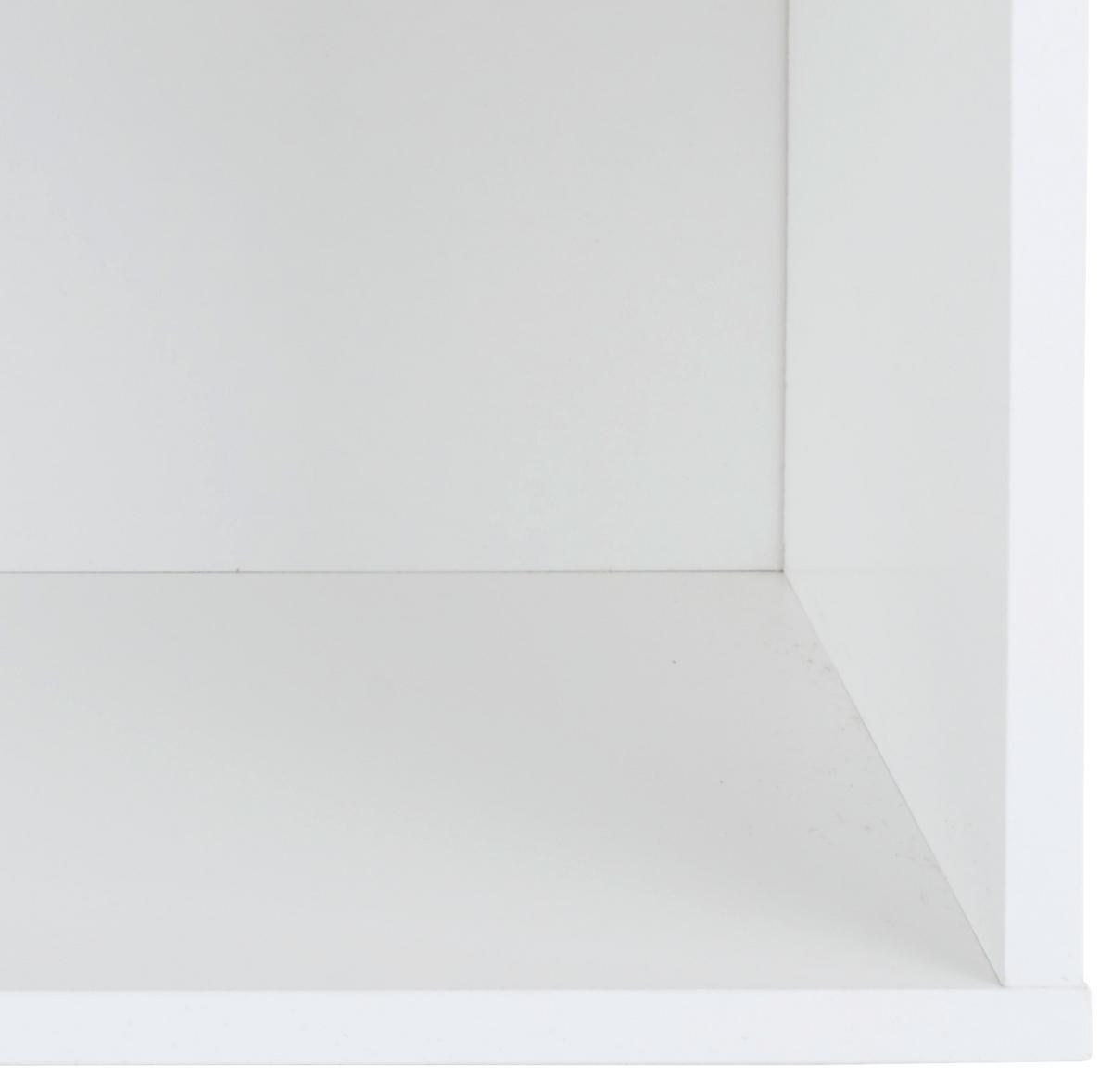 Polc Box - fehér, Modern, faalapú anyag (46/46/25cm) - Ondega