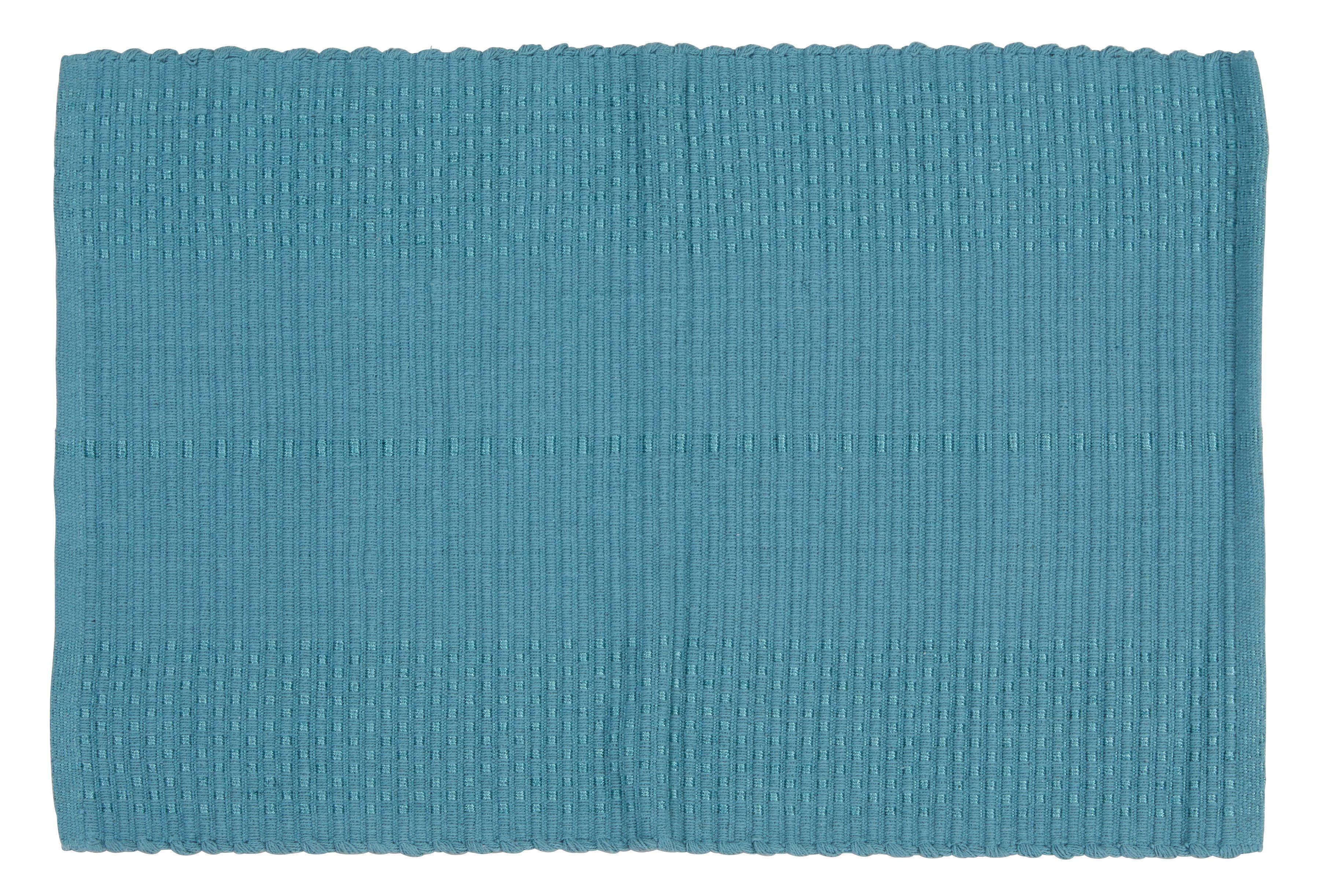 Teppich Vorleger Verschiedene Farben Birte 60x90 Cm - Blau/Beige, KONVENTIONELL, Textil (60/90cm) - Ondega