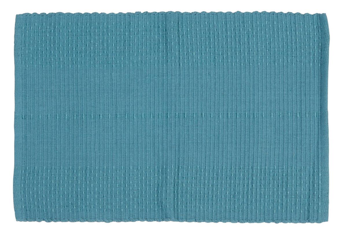 Teppich Vorleger Verschiedene Farben Birte 60x90 cm - Blau/Beige, KONVENTIONELL, Textil (60/90cm) - Ondega
