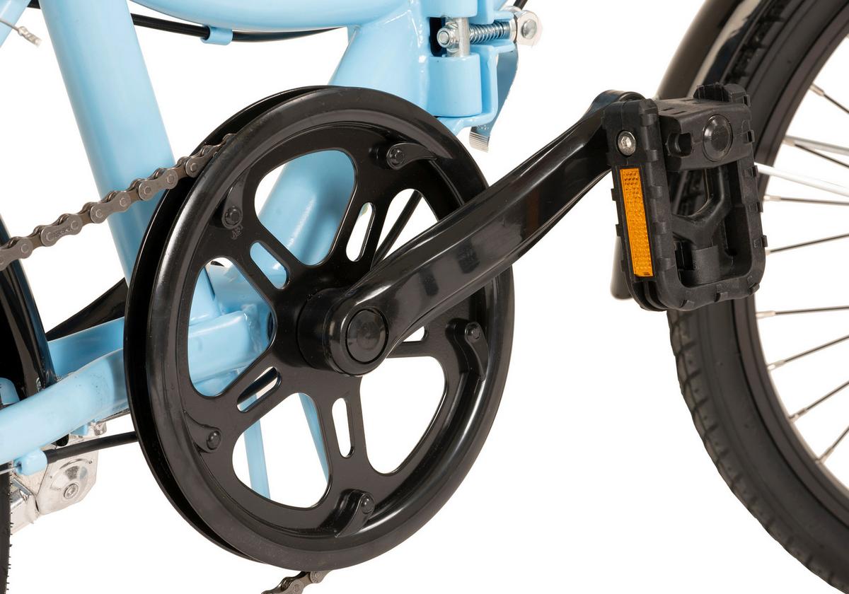 CITYBIKE 404C FALTRAD - Hellblau, LIFESTYLE, Metall (25/140/60cm)