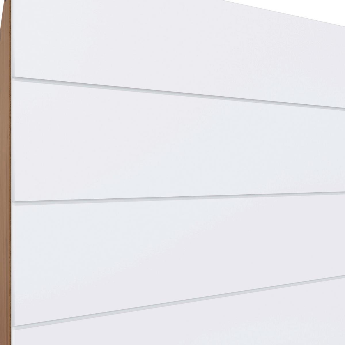 Backofen-/Kühlschrank- Umbauschrank Florenz B: 60 cm - Eiche Wotan/Weiß, Design, Holzwerkstoff (60/165/60cm) - Held
