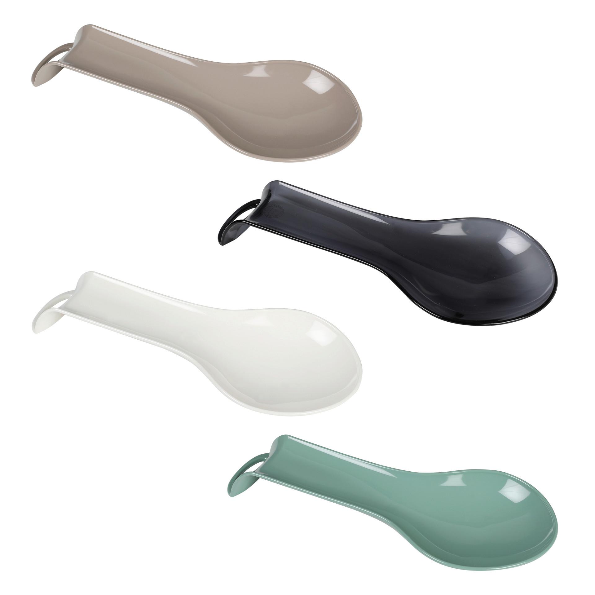 Löffelablage Tela - Beige/Schwarz, KONVENTIONELL, Kunststoff (27/11/3cm) - Luca Bessoni