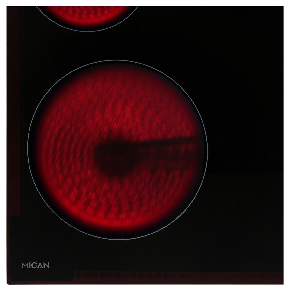 Kochfeld Cka4z - Schwarz, Basics, Glas (58/4,5/51cm) - Mican