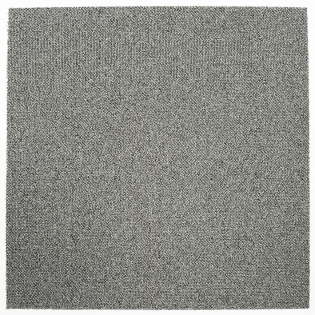 Teppichfliese Hellgrau Astra 50x50 cm Florhöhe 3 mm