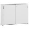 Aktenschrank Raumteiler 1600 St - Hellgrau, MODERN, Holzwerkstoff (160/119,4/41cm) - MID.YOU