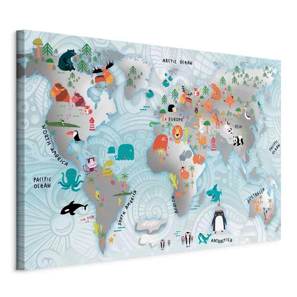 Leinwandbild Multicolor B: 120 cm - Multicolor, Basics, Holz/Textil (120/80/1,2cm) - artgeist