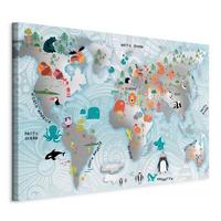 Leinwandbild Multicolor B: 120 cm - Multicolor, Basics, Holz/Textil (120/80/1,2cm) - artgeist